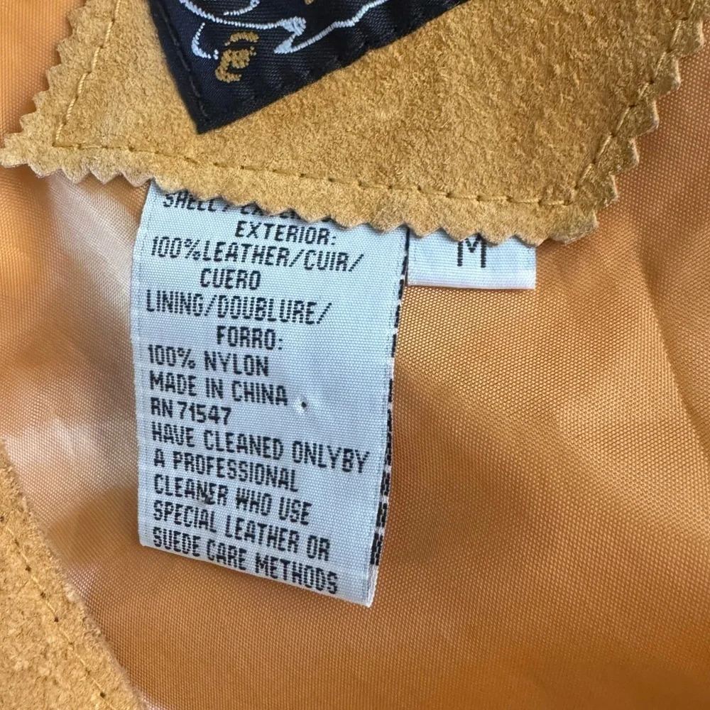 Vintage Don’t Stop Classics Yellow Suede Vest